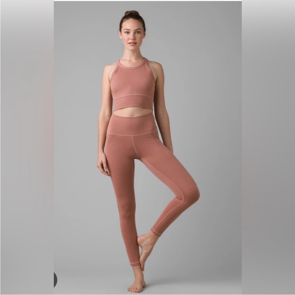 Prana Becksa Legging in Black & Tan